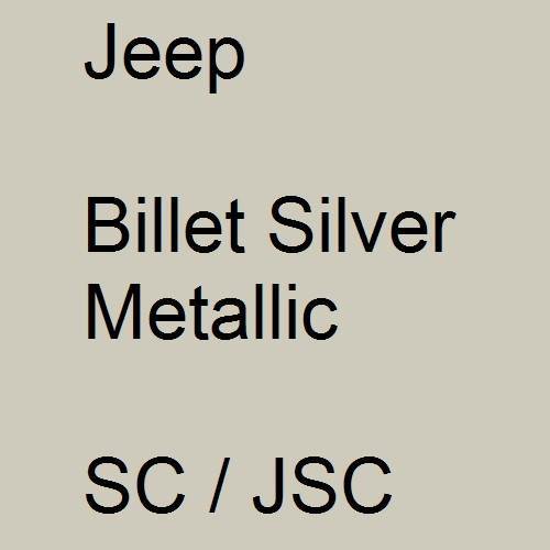 Jeep, Billet Silver Metallic, SC / JSC.